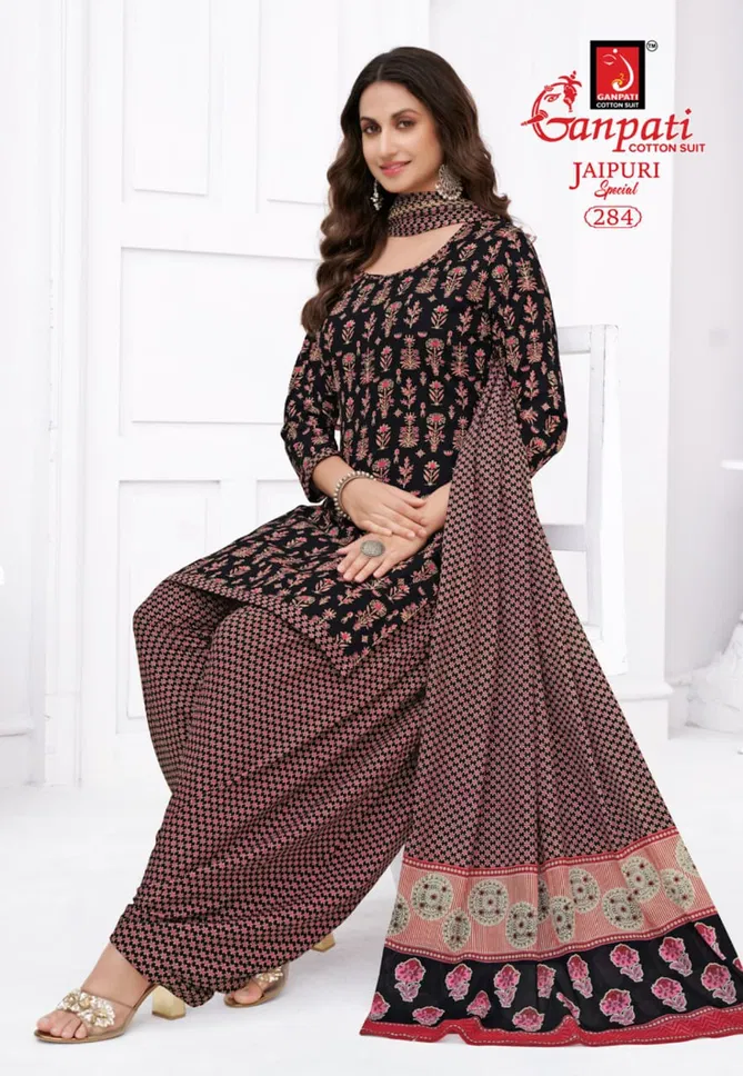 Jaipuri Patiyala Vol 13 By Ganpati Cotton Printed Dress Material Orders In India